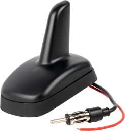 CB Antena AMiO Antena samochodowa ze wzmacniaczem uniwersalna typu rekin z wtykiem din amio-04159