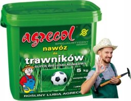 Agrecol Nawóz do trawników wieloskładnikowy 5kg bujny rozrost i zielony kolor