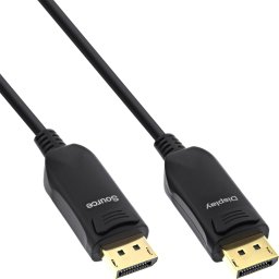 Kabel Eaton InLine® DisplayPort 2.1 AOC Kabel, UHBR, schwarz, 10m