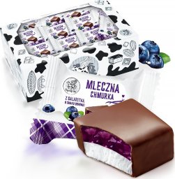 Milka Flying Cow Mleczna chmurka z galaretką o smaku borówkowym 1 kg