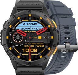 Smartwatch Gravity Zegarek męski SMARTWATCH GRAVITY GT24-1 BK/BK/BK
