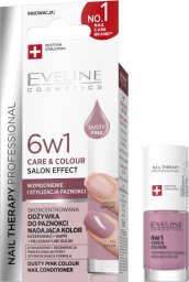 Eveline Eveline Cosmetics Nail Therapy Professional 6w1 Care &amp Colour skoncentrowana odżywka do paznokci nadająca kolor Dusty Pink