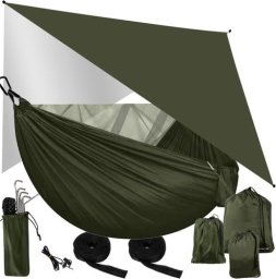 Trizand Hamak turystyczny z tarpem i moskitierą 260x140 cm