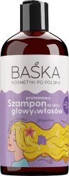 BAŚKA Baśka Kosmetyki po polsku proteinowy szampon do skóry głowy i włosów-jeżynowy 500ml