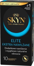 SKYN Skyn Elite ekstra nawilżane nielateksowe prezerwatywy 10szt.