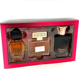 Linn Young The Luxury Collection Women Zestaw coeur frivole woda perfumowana 30ml + tak, kocham cię woda perfumowana 30ml + czarna strefa niebezpieczeństwa woda perfumowana 30ml