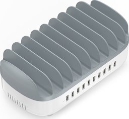 Ładowarka Orico Inteligentna stacja ładowania USB 10-portowa - biała
