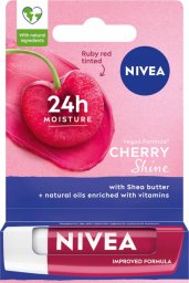 Nivea NIVEA CHERRY SHINE Pomadka ochronna do ust wiśniowa koloryzująca 4,8g