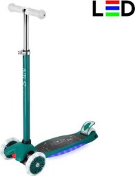 Hulajnoga NILS Fun Hulajnoga dziecięca podświetlana led Nils Fun HLB1310 zielona