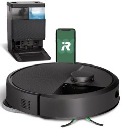 Robot sprzątający iRobot Robot sprzątający mopujący Roomba Plus 405 Combo + Baza oczyszczająca Czarny