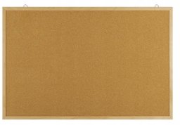 OfficeProducts Tablica korkowa OFFICE PRODUCTS, 60x40cm, rama drewniana