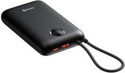Powerbank Swissten Swissten Voltbox 35W Power Bank 30000 mAh with Built-In Cables USB-C and Lightning