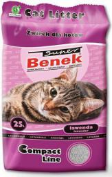 Żwirek dla kota Super Benek Compact Lawenda 25 l