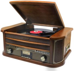 Gramofon Soundmaster GRAMOFON SOUNDMASTER NR565DAB CD/MP3 KASETA USB BT FM, NAGRYWANIE USB, 2x5W