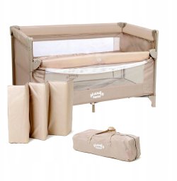 Hanks Kids ŁÓŻECZKO TURYSTYCZNE 2 levels BEIGE HANKSKIDS