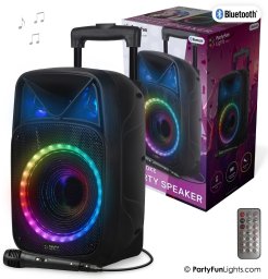 Kolumna nielsen_light Karaoke party głośnik z uchwytem i kółkami