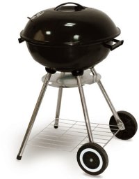 Home Life Grill ogrodowy węglowy Comfort przenośny z pokrywą i kółkami