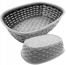 Katex Koszyk 2 lt RATTAN - popiel 255x170x73 mm