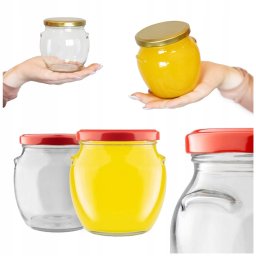 Bimberek Słoik Amfora 520 ml DŻEM PRZETWORY + WIECZKO