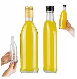 Bimberek Szklana Butelka Iskra 250ml Na Alkohol Sok Wino Nalewki - Domowe Wyroby