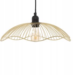 Lampa wisząca Atmosphera Lampa wisząca GALT Ø 34 cm z drucianym kloszem