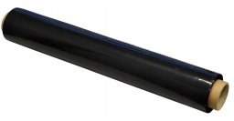 Folia stretch OfficeProducts Folia stretch OFFICE PRODUCTS, ręczna, 1,5kg netto, szer. 500mm, 23mikr., czarna