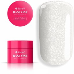 Silcare SILCARE Base One UV Gel Żel budujący Shimmer Milkshake 50 g