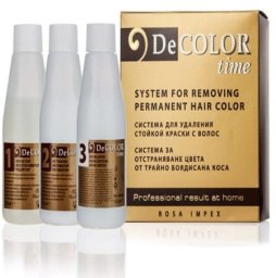 ENERGY OF VITAMINS DECOLOR TIME Zmywacz do usuwania koloru z włosów - 3 x 110 ml (1 kpl.)
