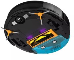 Robot sprzątający Mamibot Robot sprzątający z funkcją opróżniania pojemnika na kurz EXVAC890SET Glory, baterija 5200 mAh, czarny