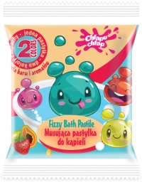 Chlapu Chlap Chlapu Chlap Dwukolorowa musująca pastylka do kąpieli-mango i truskawka 1szt