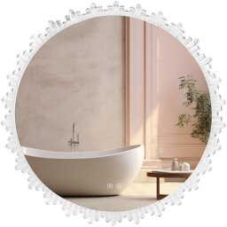 Tutumi LUSTRO ŚCIENNE LED KRYSZTAŁOWE 80cm X013