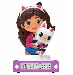 Kids Euroswan Lampka 3D z budzikiem Koci Domek Gabi. Gabby's Dollhouse GD00095