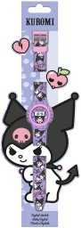 Kids Euroswan Zegarek cyfrowy KE02 ECO* (bez plastikowego opakowania) Kuromi KU00002