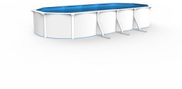 Coil Coil basen typu kanadyjskiego stalowy stały owalny 7.3m x 3.6m 1.3m wysokości