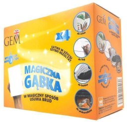 Gem Gem Magiczna gąbka do usuwania brudu 4szt