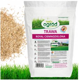 Twój Ogród Mieszanka nasion Trawa Royal Ciemnozielona Twój Ogród z Rosahumusem 8 kg