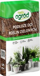 Twój Ogród Ziemia podłoże do roślin zielonych 5l (kwasy humusowe) Twój Ogród