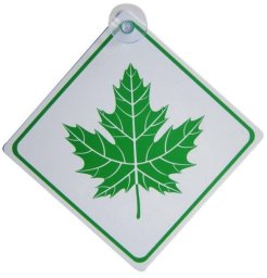 TomPar CAR STICKER MAPLE LEAF