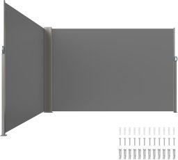 Vevor Markiza boczna parawan osłona na taras roleta przeciwsłoneczna 200 x 600 cm