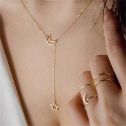 ITIMPORT NASZYJNIK CHOKER CELEBRYTKA DŁUGA BOHO ZŁOTY 51