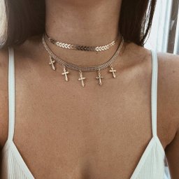 ITIMPORT NASZYJNIK CHOKER CELEBRYTKA DŁUGA BOHO ZŁOTY 41