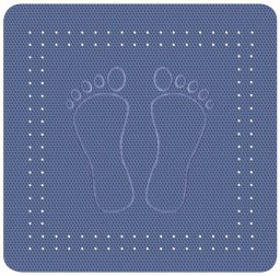 Kleine Wolke KLEINE WOLKE Foot Mata bezp. do wanny niebieski
