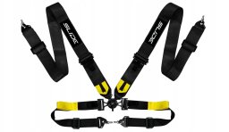 SLIDE_F Pasy sportowe Slide V2 Quick Carbon Czarne 4P 3"