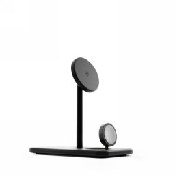 Ładowarka Twelve South Twelve South HiRise 3 Deluxe (2024) - stojąca ładowarka bezprzewodowa Qi2 do trzech urządzeń kompatybilna z MagSafe (black)
