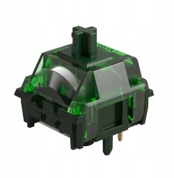 Akko Akko Monsgeek Green Fog Switch, mechanisch, 3-Pin, linear, MX-Stem, 60g - 45 Stück