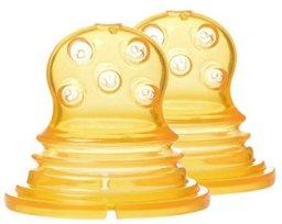 Riff Kidsme Food Squezeer opatentowana silikonowa końcówka z dużymi otworami do półpłynnych pokarmów 2 gab. od 4 miesiąca 160364