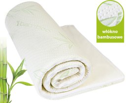 Frankhauer Materac nawierzchniowy z pamięcią Bamboo pianka memory 80x200