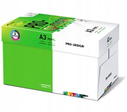 Pro-Design Papier ksero PRO-DESIGN FSC, satynowany, klasa A++, A3, 168CIE, 100gsm, 500 ark.