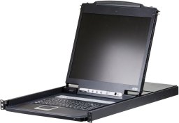 Konsola KVM Aten Przełącznik KVM ATEN CL1308N, 48 cm TFT, VGA, PS/2-USB, 8 portów, układ UK