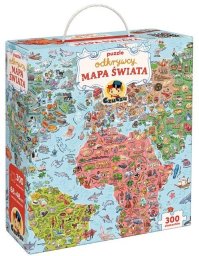 Czuczu Puzzle odkrywcy - Mapa świata 300 elementów